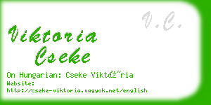 viktoria cseke business card